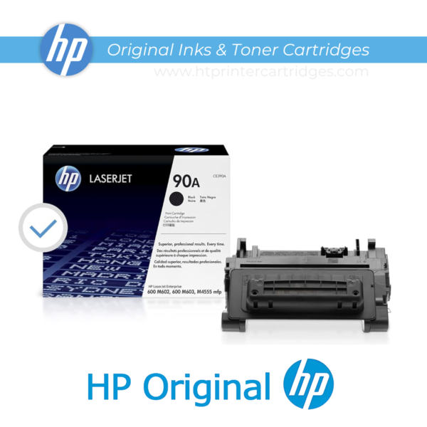 HP 90A Black Original LaserJet Toner Cartridge - (CE390A)_printer cartridges_1