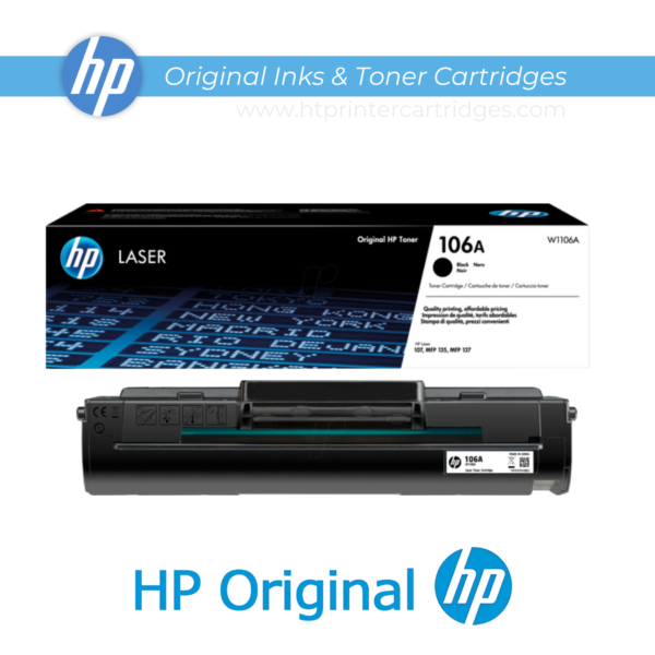 HP 106A Black Original Toner Cartridge - (W1106A)_printer cartridges_1
