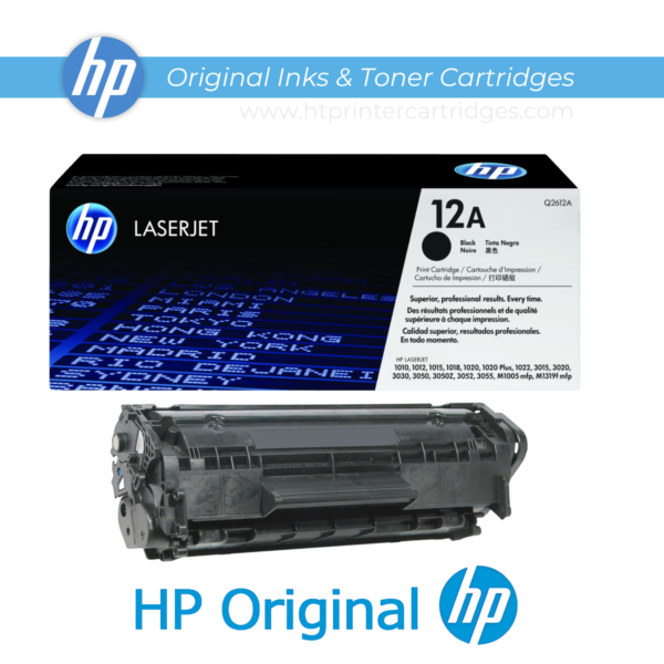 HP 12A Black Original LaserJet Toner Cartridge - (Q2612A)_printer cartridges_1