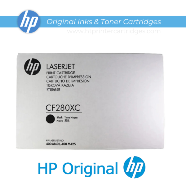 HP 80X High Yield Black Original LaserJet Toner Cartridge - (CF280X)_printer cartridges_1