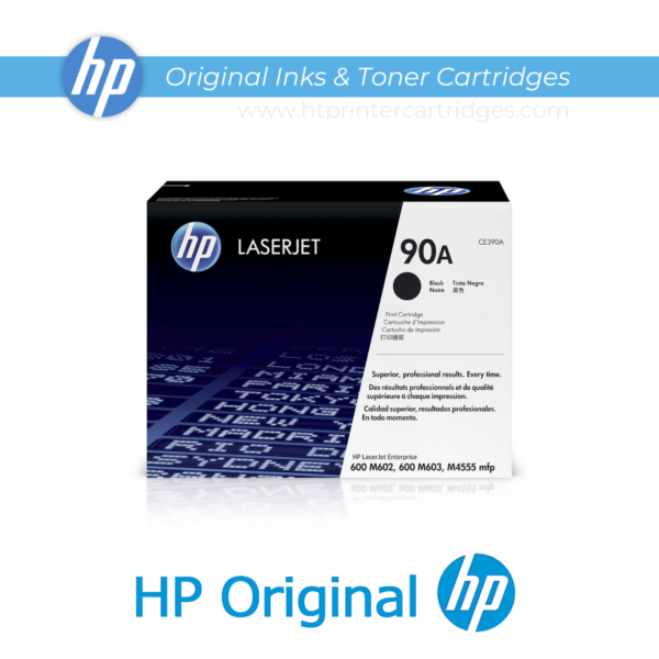 HP 90A Black Original LaserJet Toner Cartridge - (CE390A)_printer cartridges_2