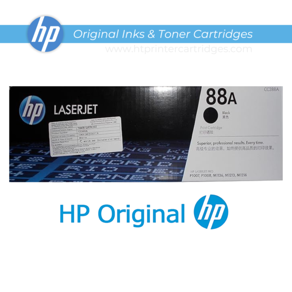 HP 88A Black Original LaserJet Toner Cartridge - (CC388A)_printer cartridges_2