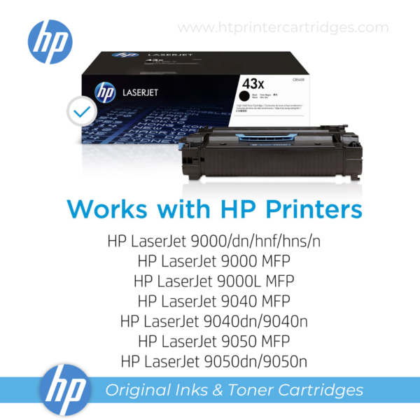 HP 43X High Yield Black Original LaserJet Toner Cartridge - (C8543X)_printer cartridges_1