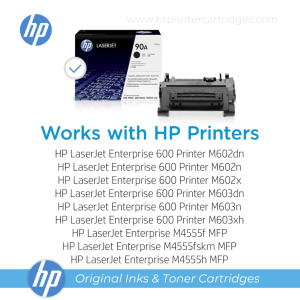 HP 90A Black Original LaserJet Toner Cartridge - (CE390A)_printer cartridges_4