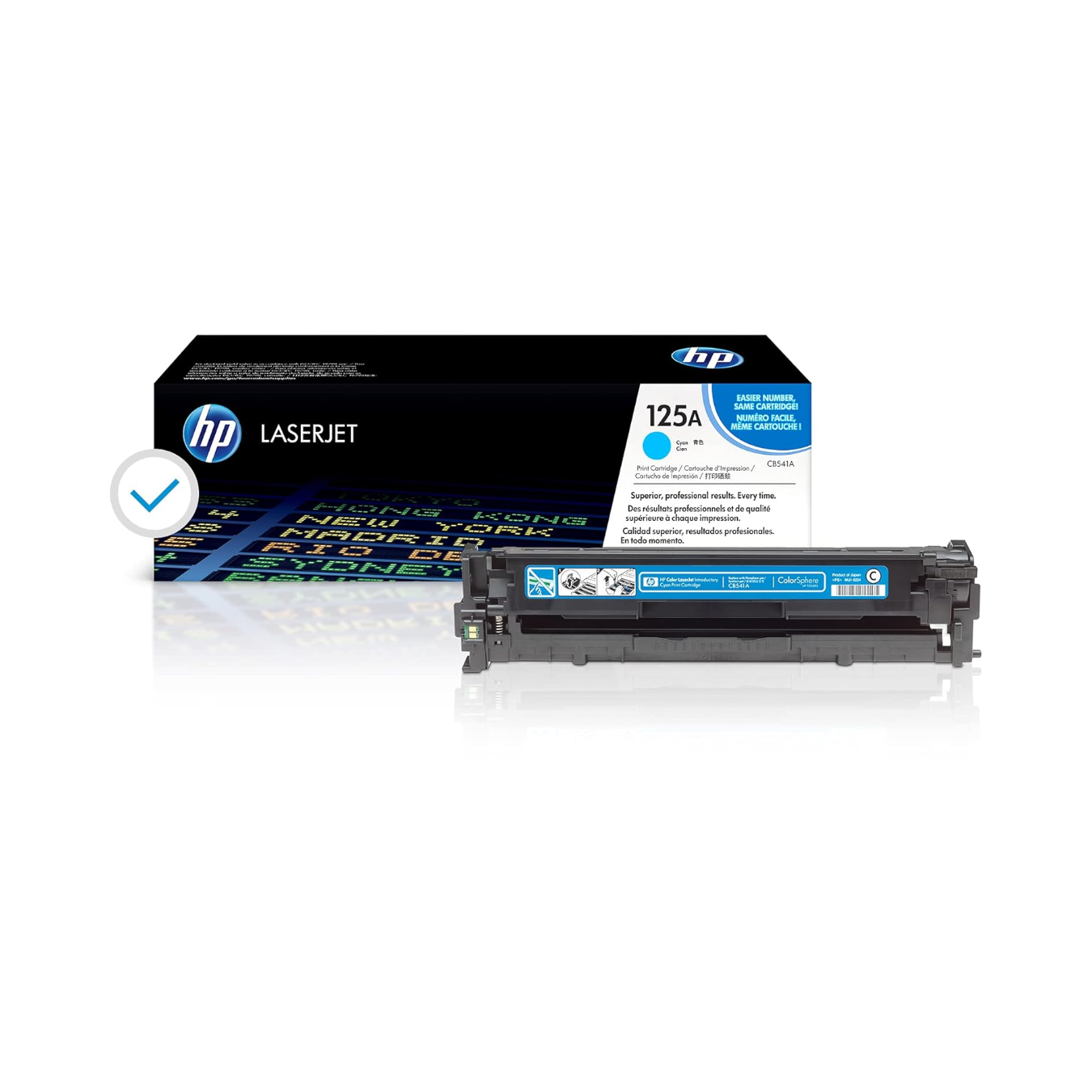 HP 125A Cyan Original LaserJet Toner Cartridge (CB541A) | hp 125a toner cartridge | cb541a toner cartridge | hp cb541a toner cartridge