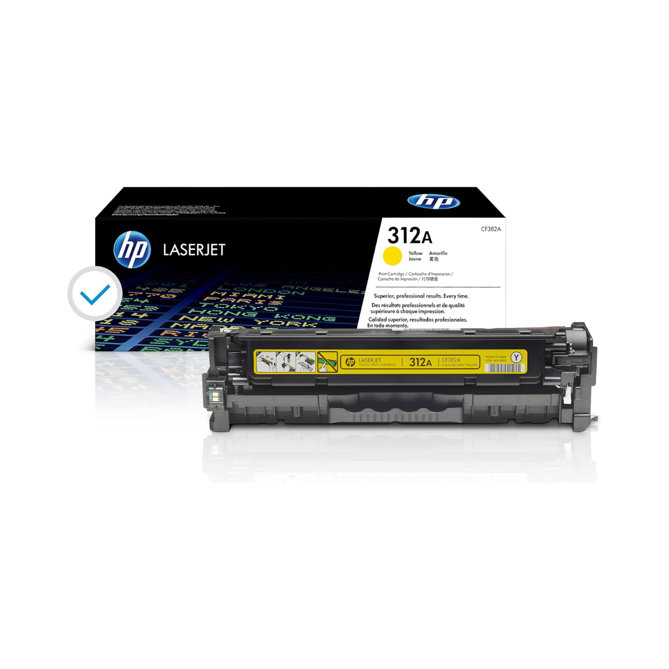 HP 312A Yellow Original LaserJet Toner Cartridge (CF382A) price in India