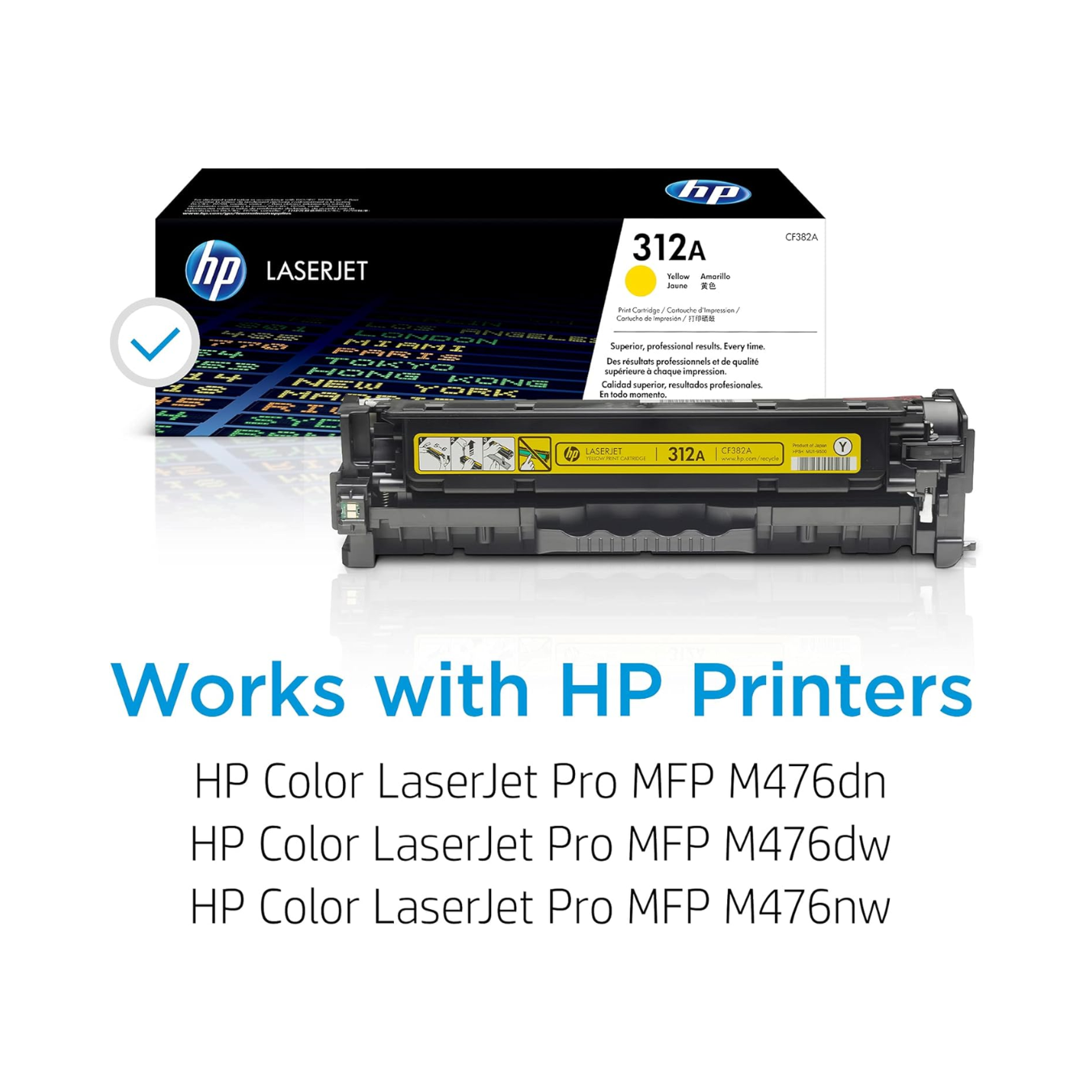 HP 312A Yellow Original LaserJet Toner Cartridge (CF382A) | hp 312a toner cartridge | cf382a toner cartridge | hp cf382a toner cartridge - Image 4