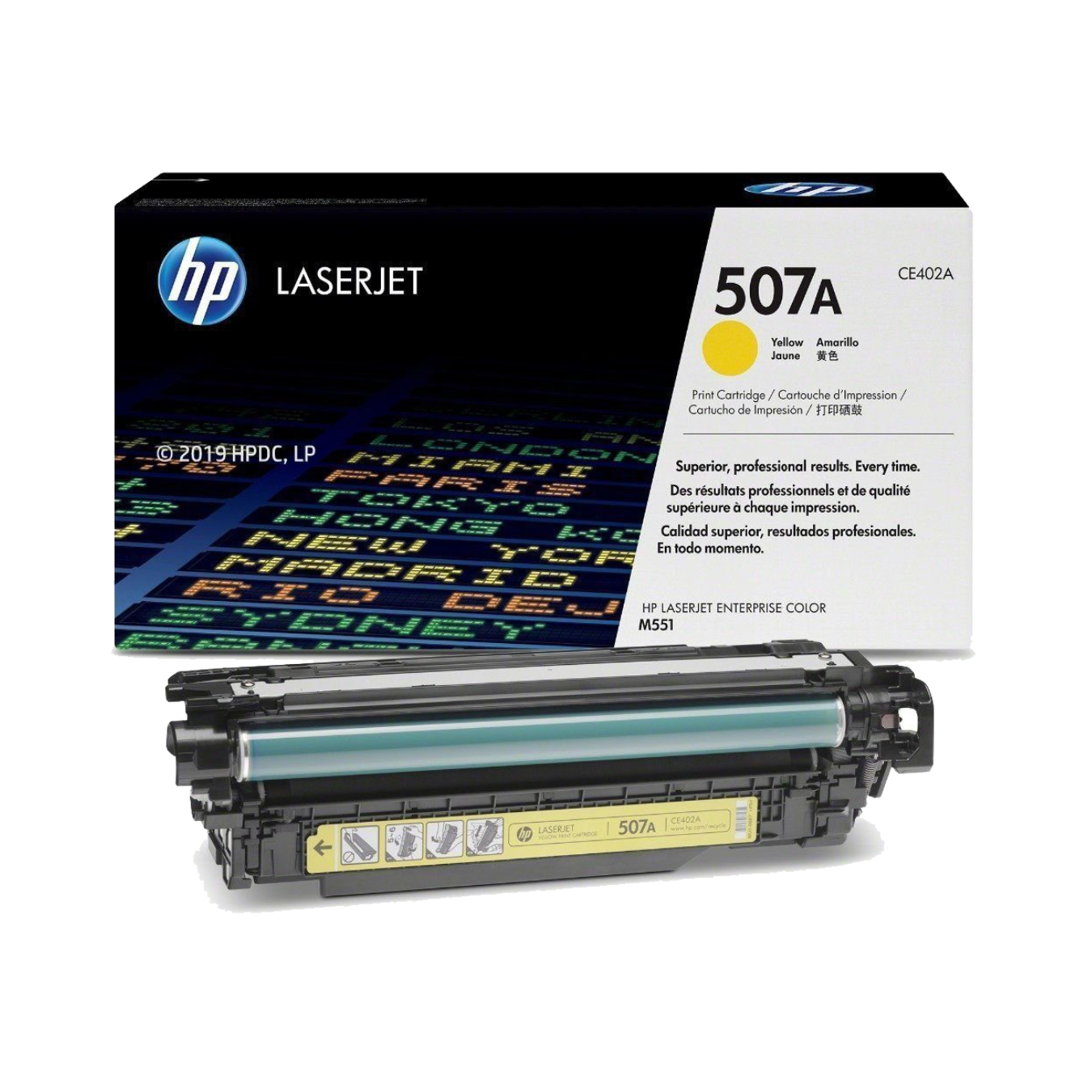 HP 507A Yellow Original LaserJet Toner Cartridge (CE402A) price in India