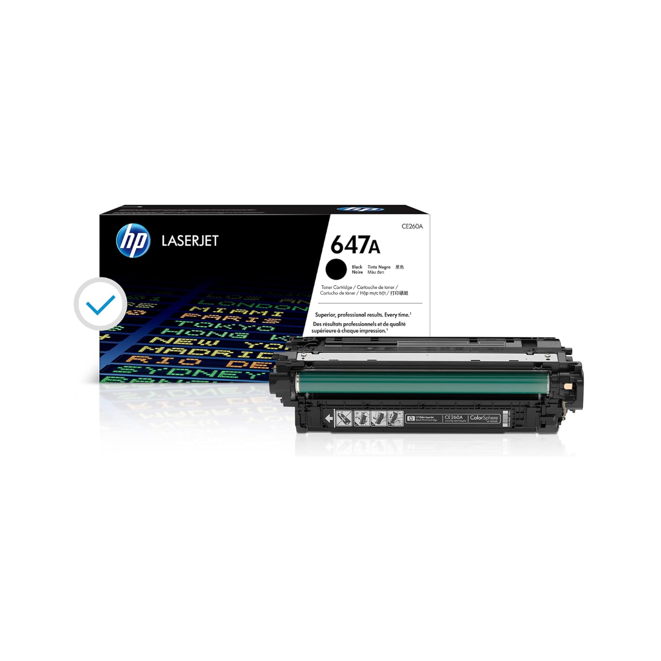HP 647A Black Original LaserJet Toner Cartridge (CE260A) price in India