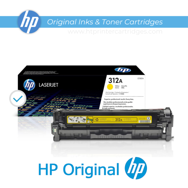 HP 312A Yellow Original LaserJet Toner Cartridge - (CF382A)_printer cartridges_1