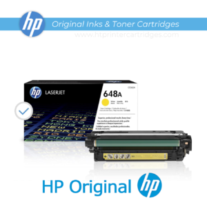 HP 648A Yellow LaserJet Toner Cartridge – (CE262A) | Compatible with HP Color LaserJet CP4025, CP4525 Printer
