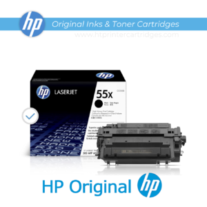 HP 55X High Yield Black LaserJet Toner Cartridge – (CE255XC) | Compatible with HP LaserJet Enterprise P3015d, P3015dn, P3015x, Flow MFP M525c, 500 MFP M525f, 500 MFP M525dn, P3015n Printer, M521dn Printer Series