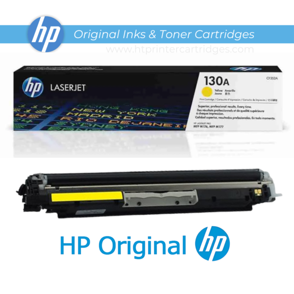 HP 130A Yellow Original LaserJet Toner Cartridge - (CF352A)_1