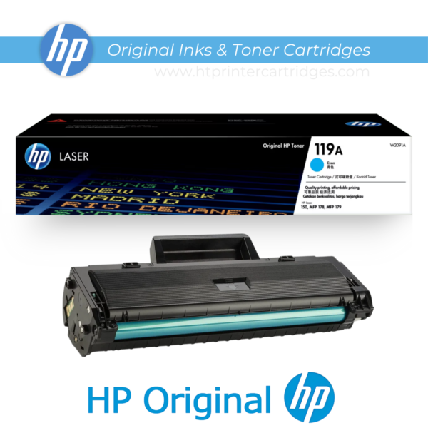HP 119A Cyan Original Laser Toner Cartridge - (W2091A)_1