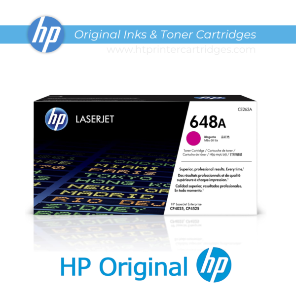 HP 648A Magenta Original LaserJet Toner Cartridge (CE263A)_printer cartridges_2