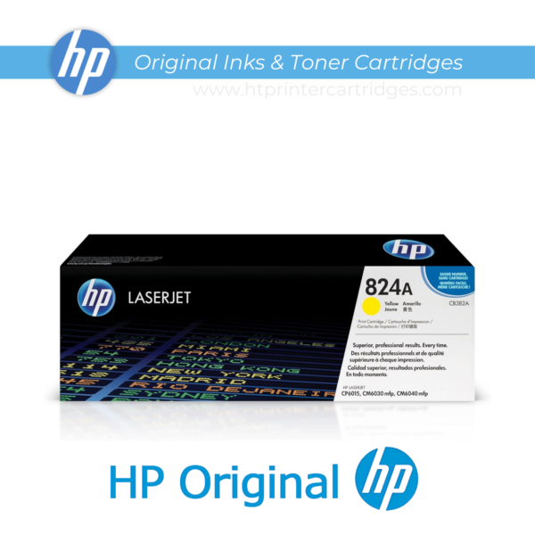 HP 824A Yellow Original LaserJet Toner Cartridge - (CB382A)_printer cartridges_2