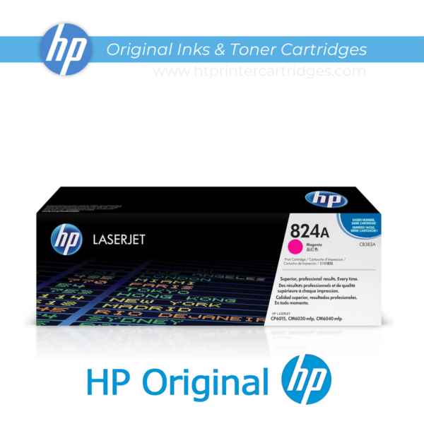 HP 824A Magenta Original LaserJet Toner Cartridge - (CB383A)_printer cartridges_2