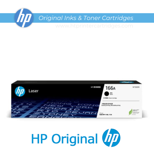HP 166A Black Original Laser Toner Cartridge - (W1660A)_printer cartridges_2
