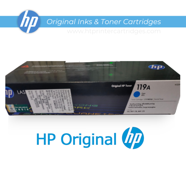 HP 119A Cyan Original Laser Toner Cartridge - (W2091A)_2