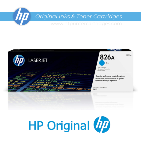 HP 826A Cyan Original LaserJet Toner Cartridge - (CF311A)_2