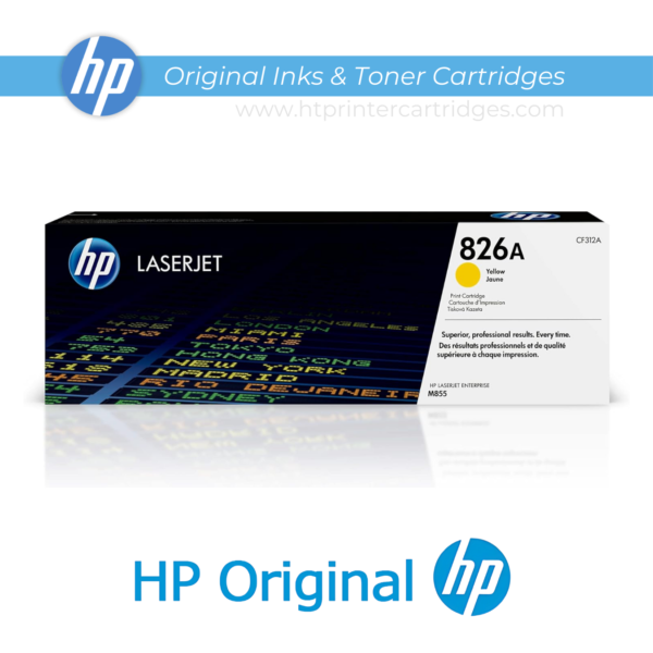 HP 826A Yellow Original LaserJet Toner Cartridge - (CF312A)_2