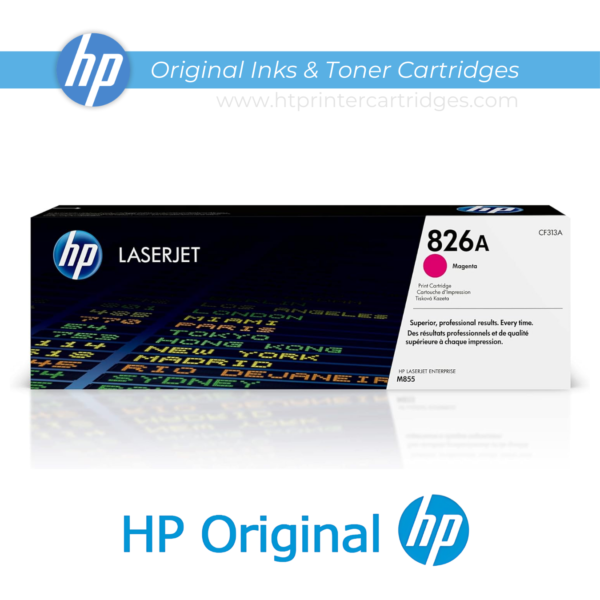 HP 826A Magenta Original LaserJet Toner Cartridge - (CF313A)_2