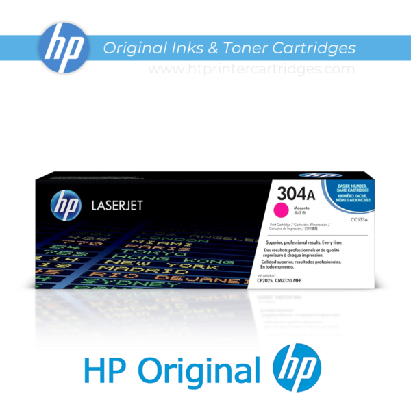 HP 304A Magenta Original LaserJet Toner Cartridge - (CC533A)_printer cartridges_2