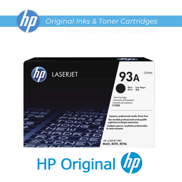 HP 93A Black Original LaserJet Toner Cartridge - (CZ192A)_printer cartridges_3