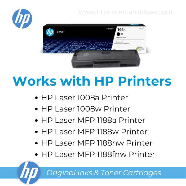 HP 166A Black Original Laser Toner Cartridge - (W1660A)_printer cartridges_3