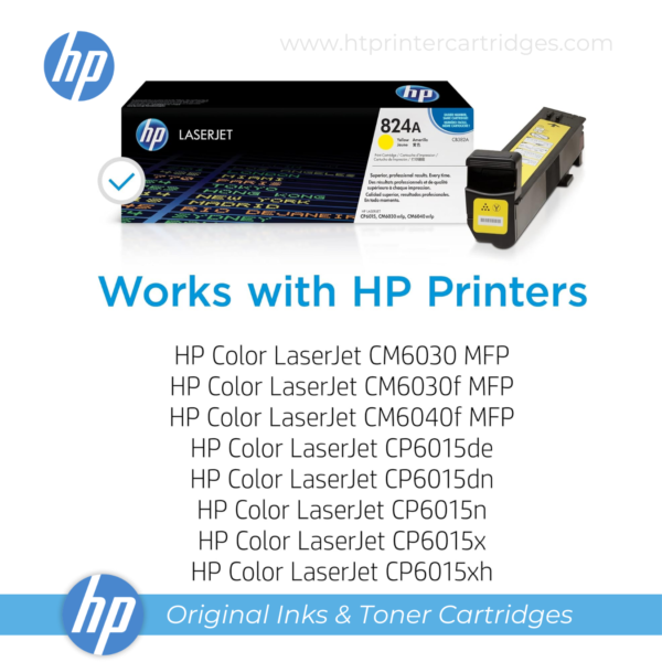 HP 824A Yellow Original LaserJet Toner Cartridge - (CB382A)_printer cartridges_4