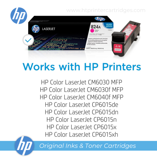 HP 824A Magenta Original LaserJet Toner Cartridge - (CB383A)_printer cartridges_4