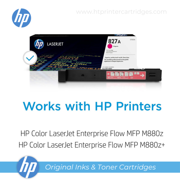 HP 827A Magenta Original LaserJet Toner Cartridge - (CF303A)_printer cartridges_4
