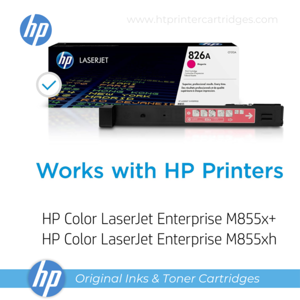 HP 826A Magenta Original LaserJet Toner Cartridge - (CF313A)_4