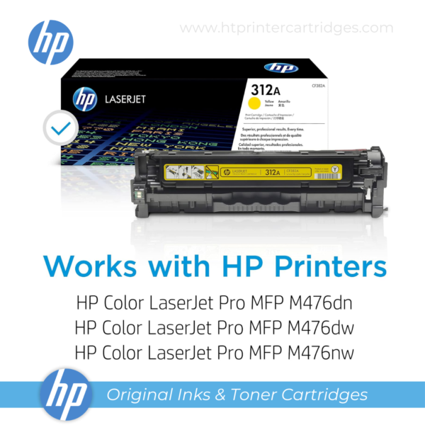 HP 312A Yellow Original LaserJet Toner Cartridge - (CF382A)_printer cartridges_4