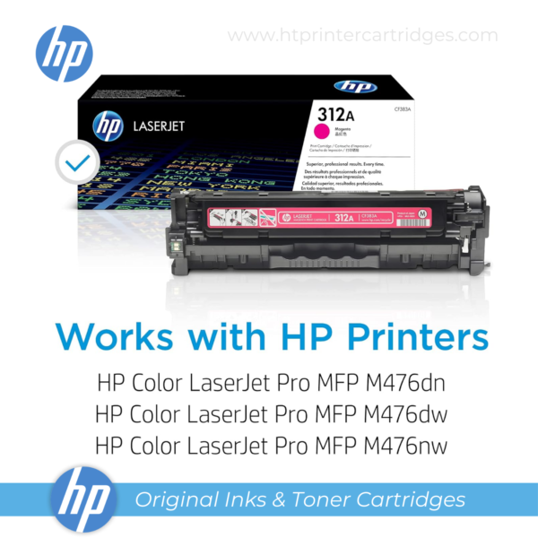 HP 312A Magenta Original LaserJet Toner Cartridge - (CF383A)_printer cartridges_4