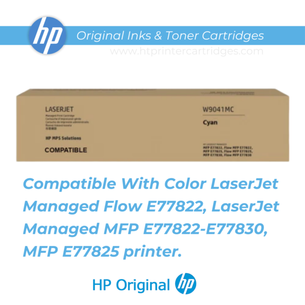 HP W9041MC Cyan Original LaserJet Toner Cartridge_2
