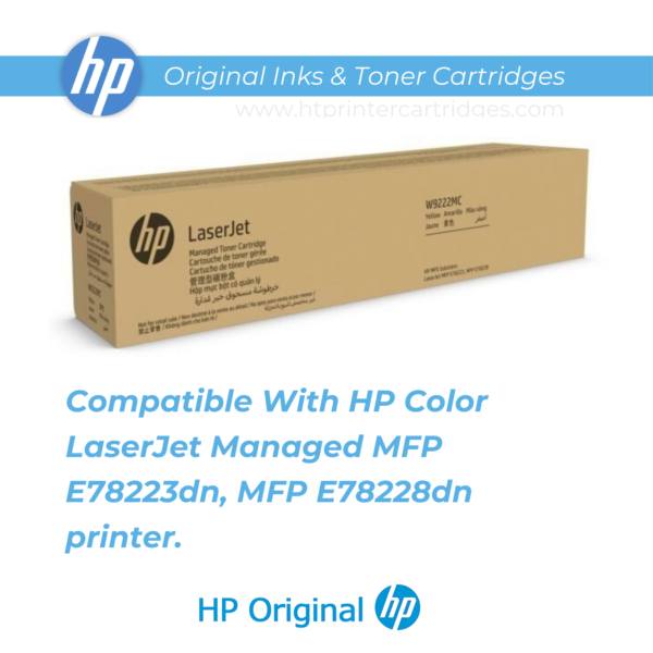 HP W9222MC Yellow Original LaserJet Toner Cartridge_2