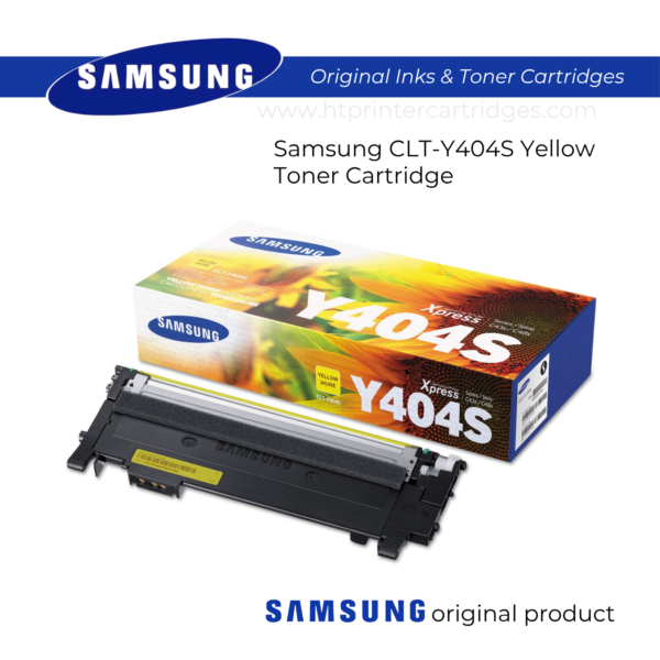 Samsung CLT-Y404S Yellow Toner Cartridge - SU444A