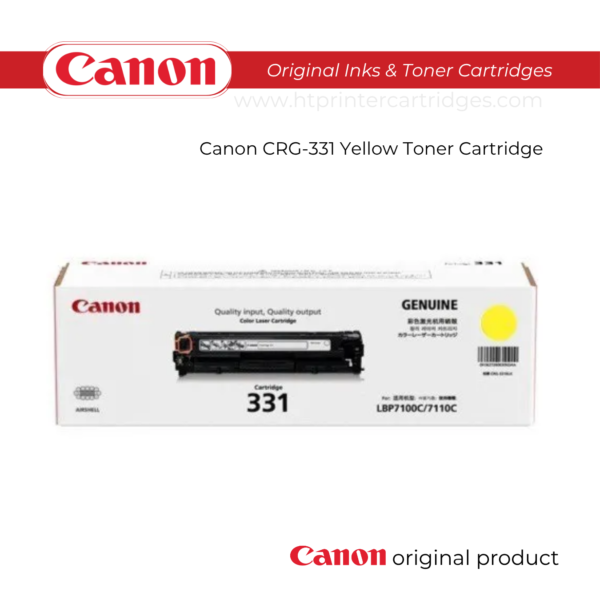 Canon CRG-331 Yellow Toner Cartridge