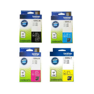 Brother 539XL Black 535XL Color Ink Cartridge (Set of 4) price in India