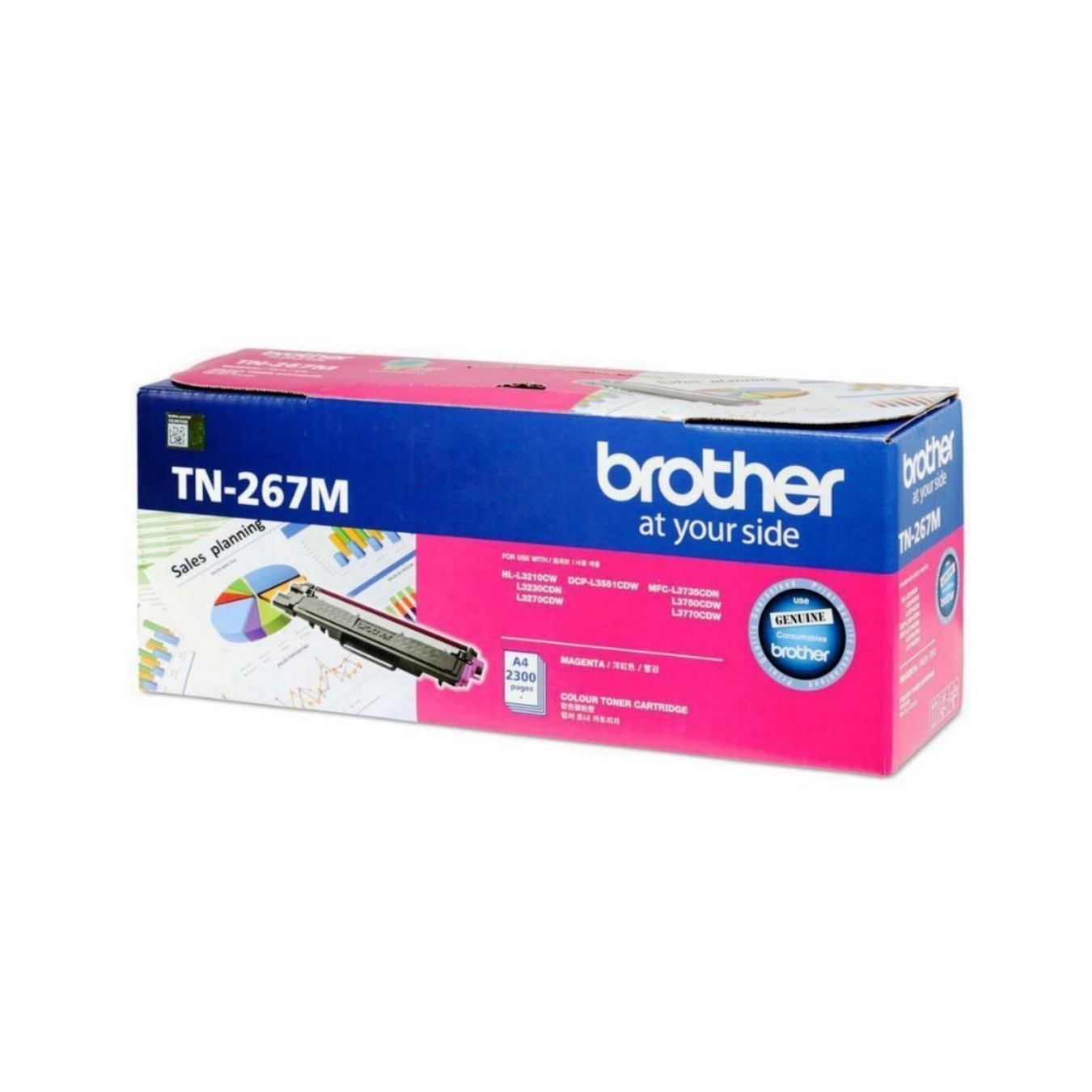 Brother TN-267 Magenta Toner Cartridge price in India
