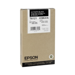 Epson T6121 Ink Cartridge, Photo Black price in India