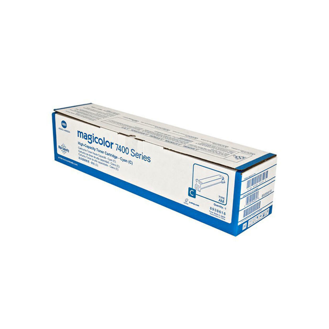 Konica Minolta 7400 MagiColor Cyan Toner Cartridge price in India