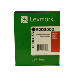 Lexmark 52D3000 Black Return Program Toner Cartridge price in India