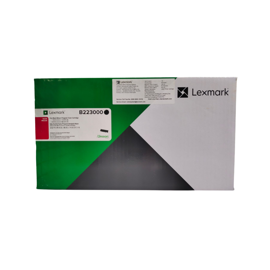 Lexmark B223000 Black Return Program Toner Cartridge price in India