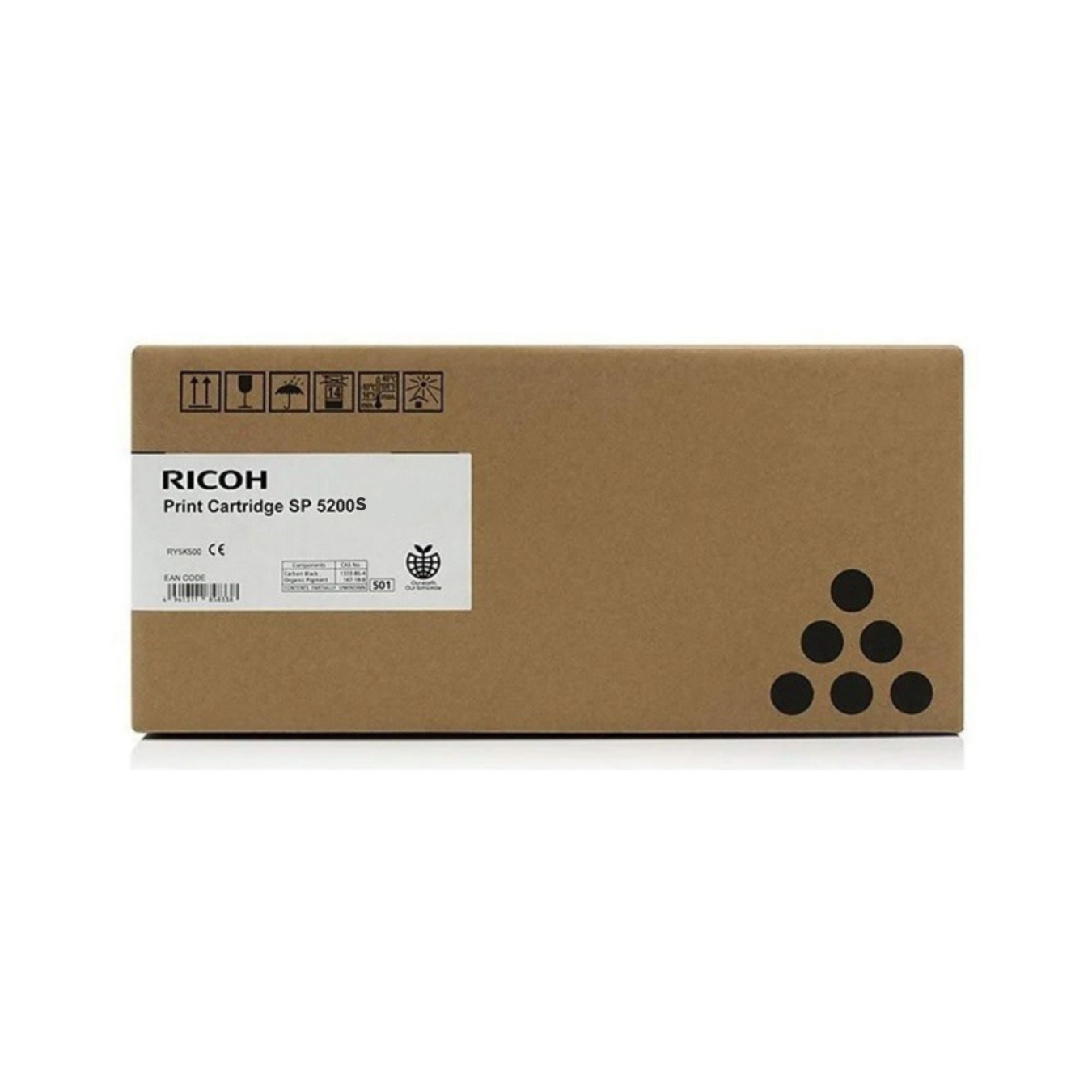 Ricoh Aficio SP 5200S 406689 Series Toner Cartridge, Black price in India